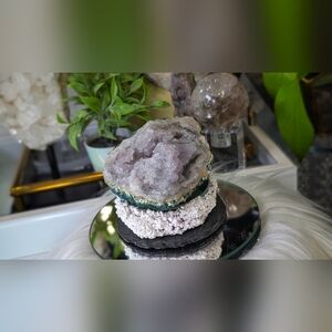 Amethyst Quartz Crystal Cluster